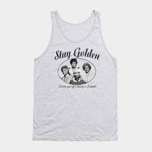 Vintage Golden Girls - Stay Golden Tank Top